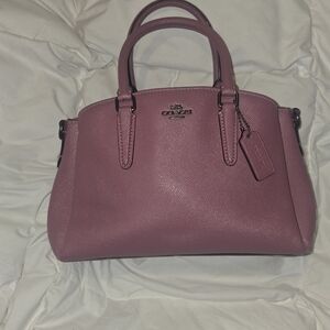Coach Dusty Rose Leather Satchel
